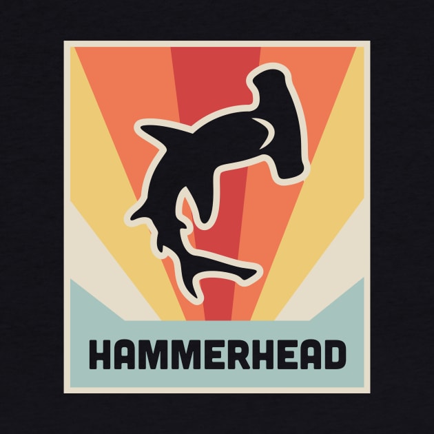 Vintage 70s Hammerhead Shark by MeatMan